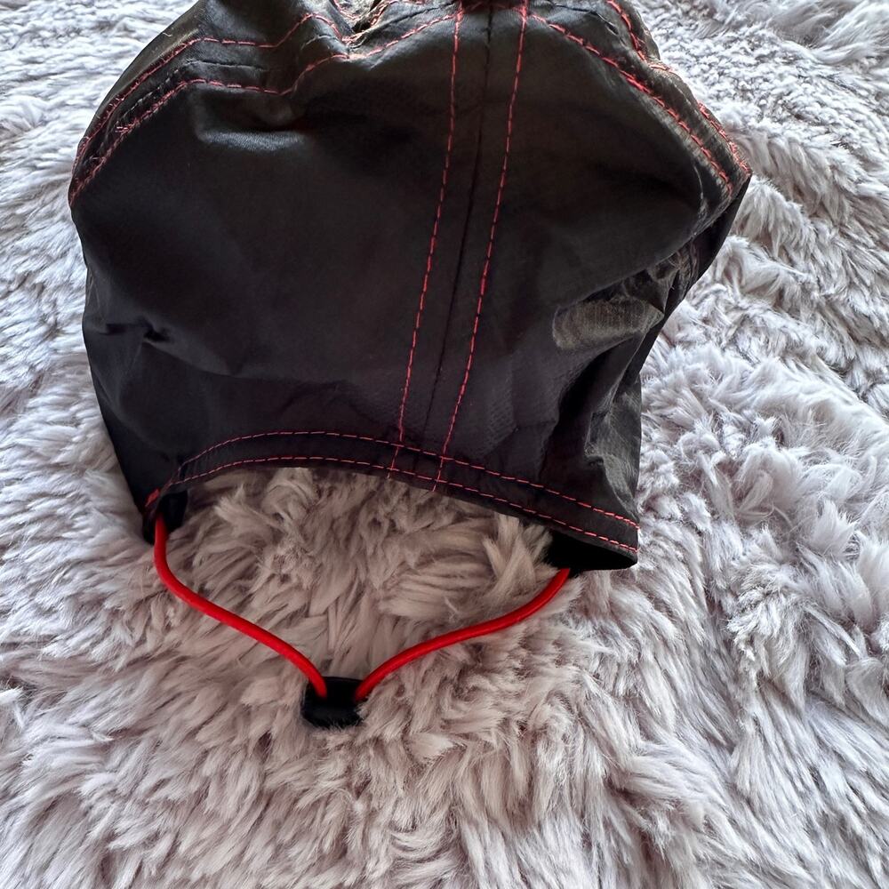 FP movement packable Hat Red Black Fold Baseball NWOT FREE PEOPLE - Picture 5 of 5